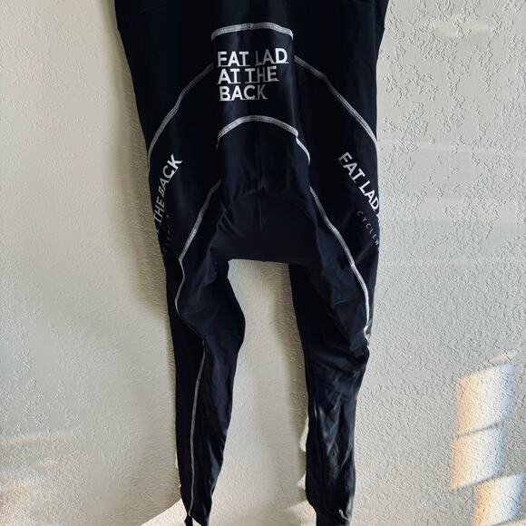 Fat Man At The Back Cycle Wear | black padded full body - Picture 2 of 5